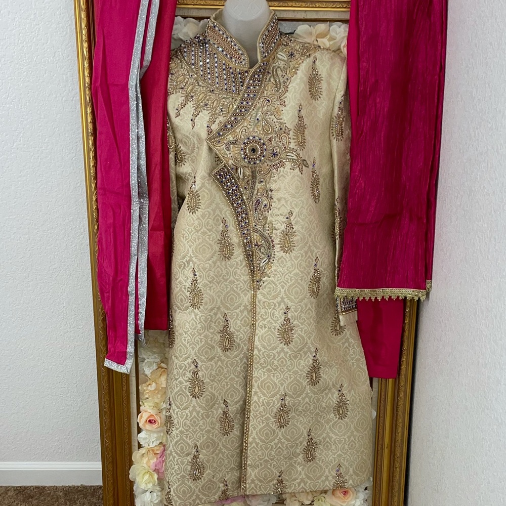 Elegant Men’s Bridal Kurtha Pajama